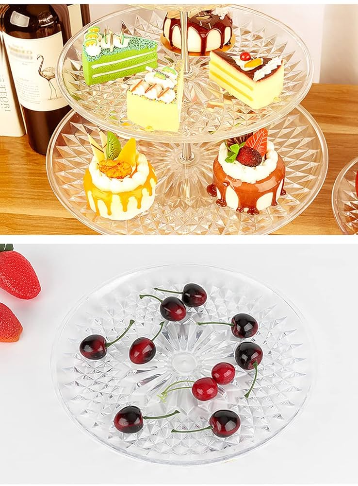 古道具 ◾️3段 ディスプレイラック 飾り台 ケーキ台 ディスプレイスタンド ハイティースタンド ケーキ屋の写真道具