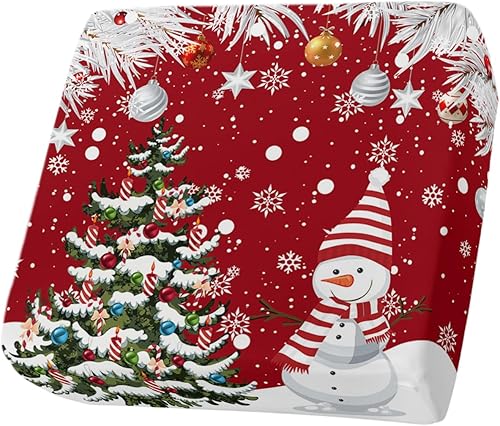 Fundas de cojín elásticas de Navidad para sofá, seccional, individual, en forma de T, protector de muebles con parte inferior elástica, gnomos