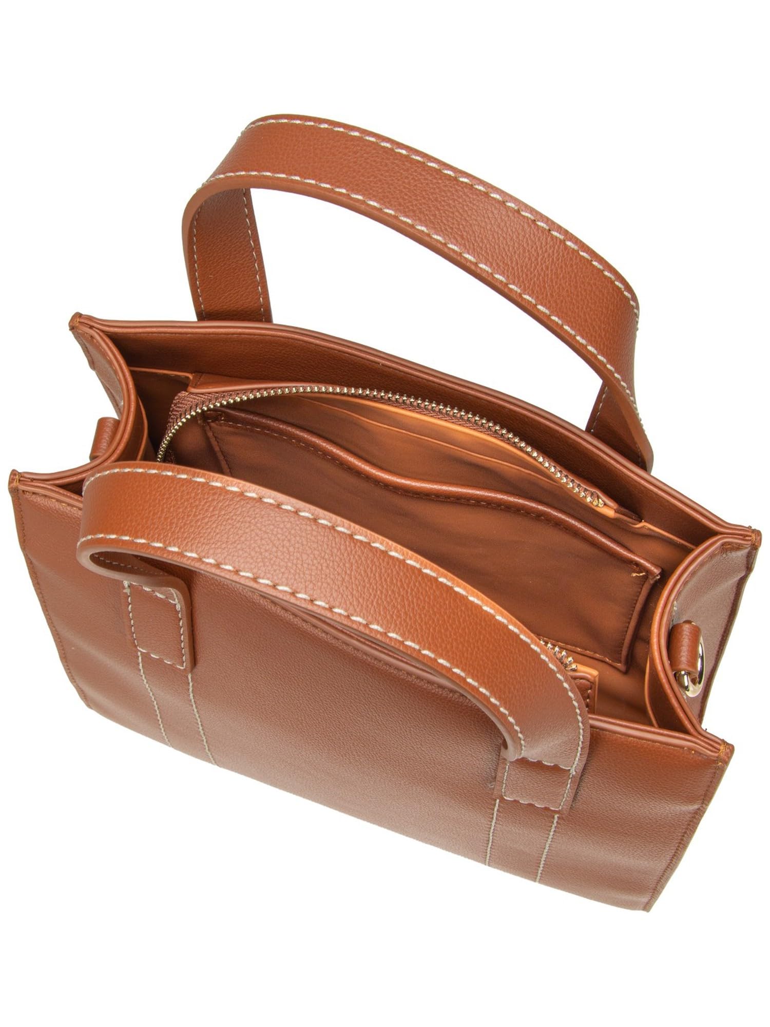 Valentino sac shopper sac à épaule AURY RE Shopping Bag Cuoio marron clair