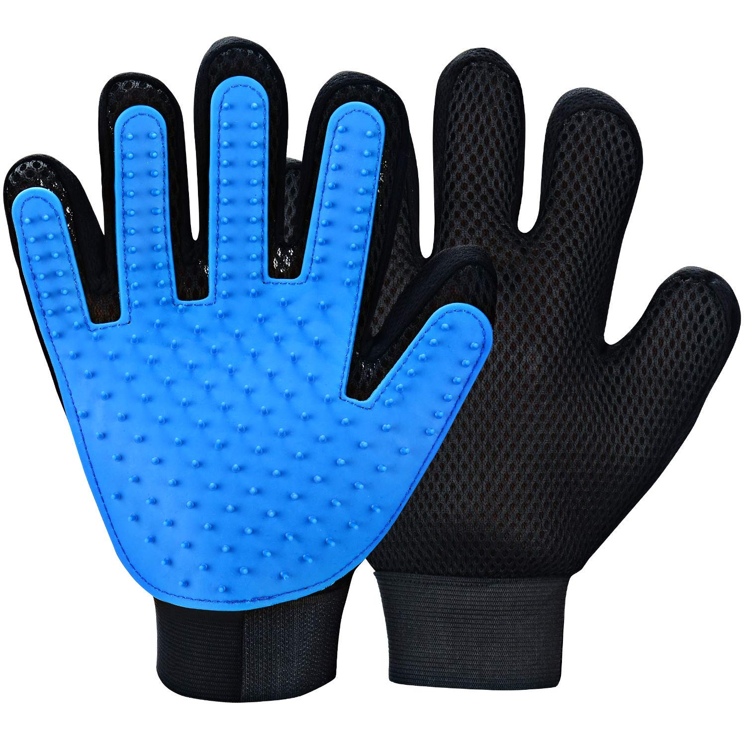 SRIPET Pet Grooming Glove, Bathing Brush Glove, Pet Hair Remover Deshedding Gloves for Pet Dog Cat 1 Pair (B0BKWFQ33Z) Amazon Price History, Amazon Price Tracker