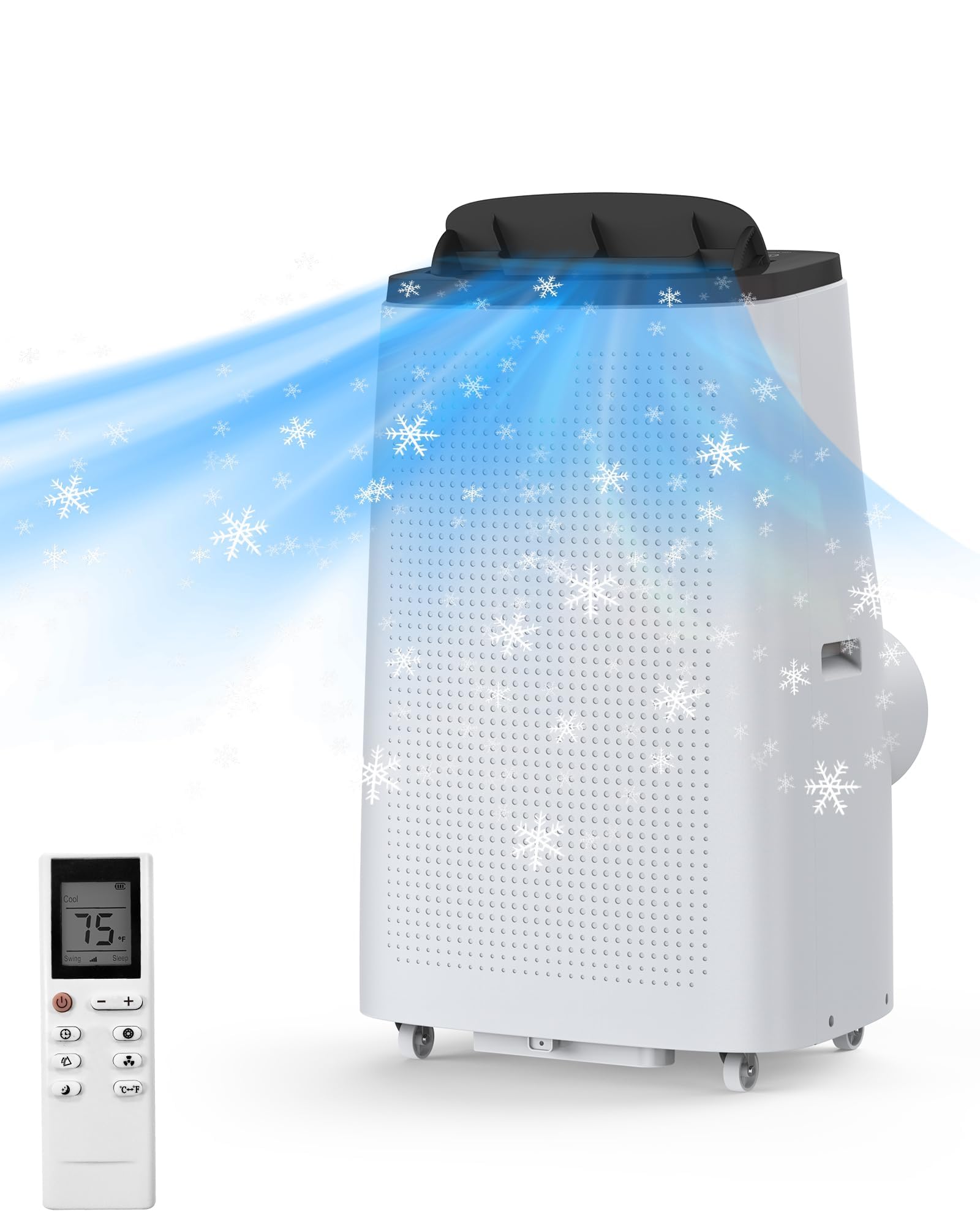 Photo 1 of ** FACTORY SEALED ** 14000 BTU Portable Air Conditioners with Remote Control, 3-in-1 Free Standing Cooling AC Unit with Fan & Dehumidifier, Cools Room up to 700 sq.ft, Smart/Sleep Mode, 3 Speed, Auto Swing, 24H Timer