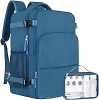 Vista 14 de Mochila de Viaje Sinaliy, Verde militar, Grande, Viajes