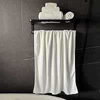Vista 4 de Juego de toallas de baño extra grandes para baño, 30 x 60 pulgadas, toallas de ducha de microfibra súper suaves y ligeras de secado rápido