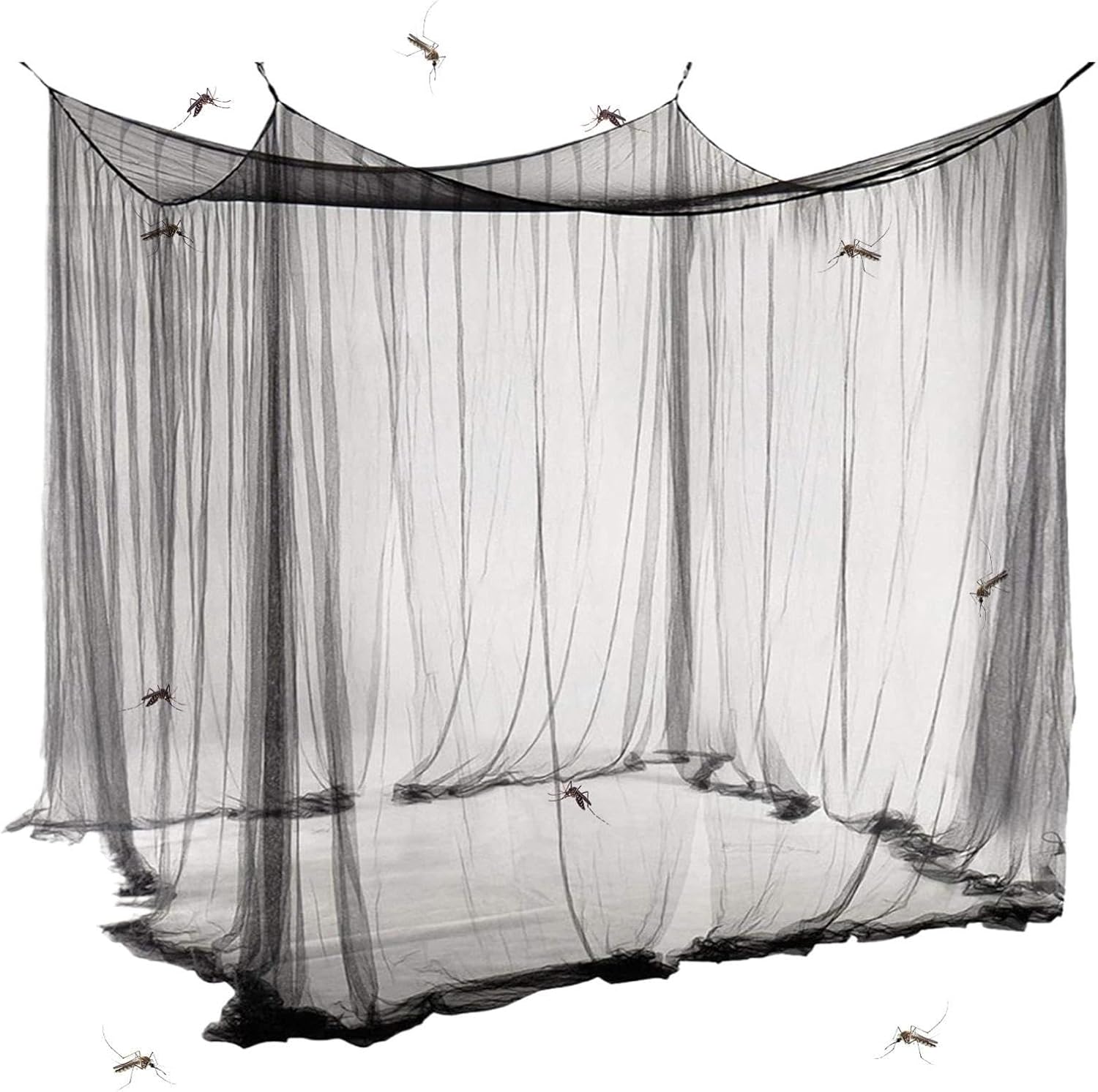 Summer Bed Net - Easy Installation Corner Mounting Portable Nettin