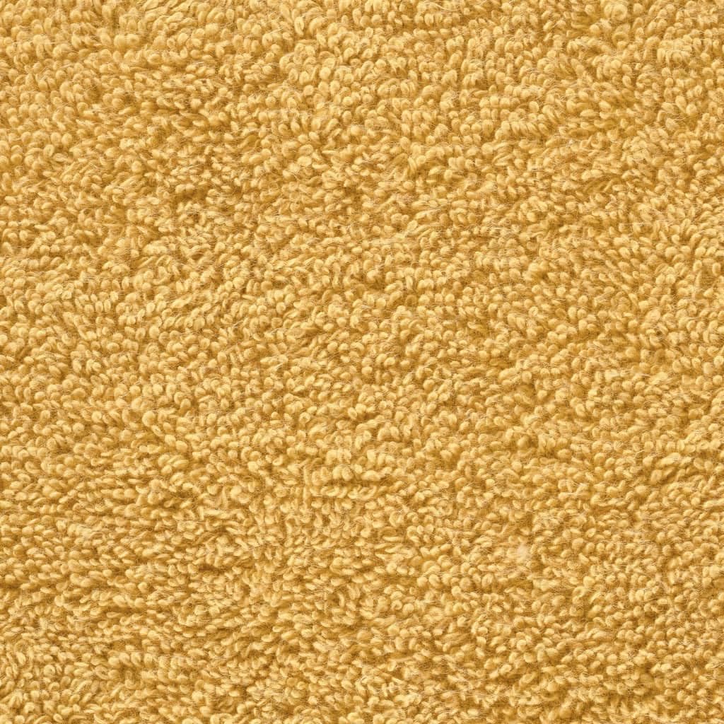 VidaXL Set 10 Asciugamani Per Sauna 50x100 Cm 600gsm – 100% Cotone Morbido E Assorbente, Grigi