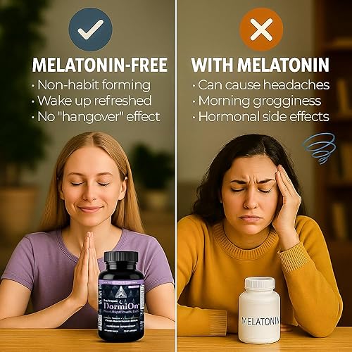 Miniatura 5 de DormiOn Ayuda para dormir sin melatonina  Shoden Ashwagandha 35% withanolides, PharmaGABA, valeriana Sleeproot 2% ácido valerénico, L-teanina, Mg