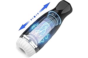 Automatic Male Masturbator 5 Thrusting Vibrations, Pocket Pussy Sex Machine Device