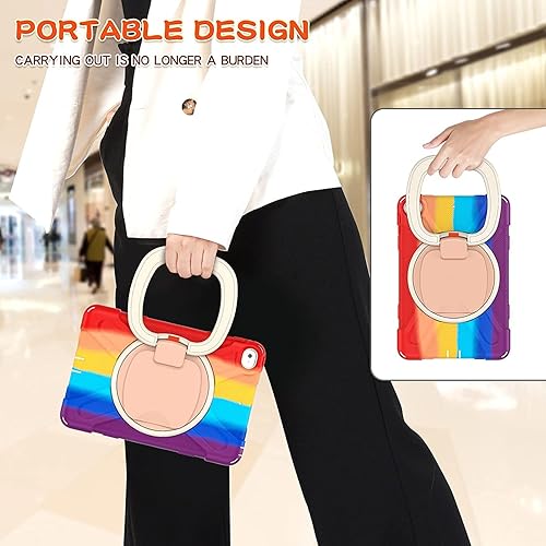 Vista 319 de Funda para iPad (A16) de 11 pulgadas 2025, Aslo para iPad 10 de 10.9 pulgadas 2022, funda resistente a prueba de golpes, soporte giratorio, soporte