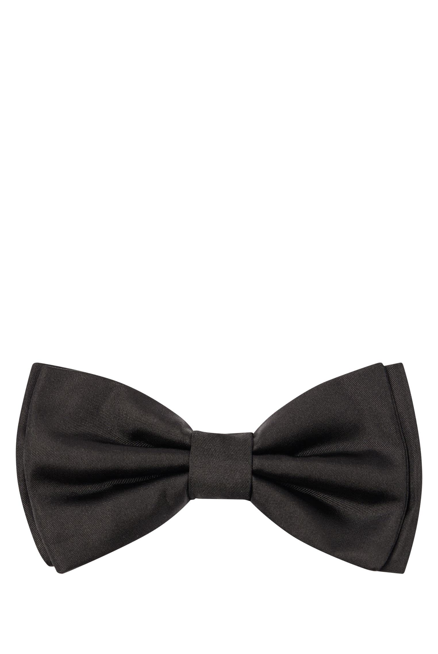 BOSS Mens H-BOW TIE Italian-made bow tie in silk jacquard