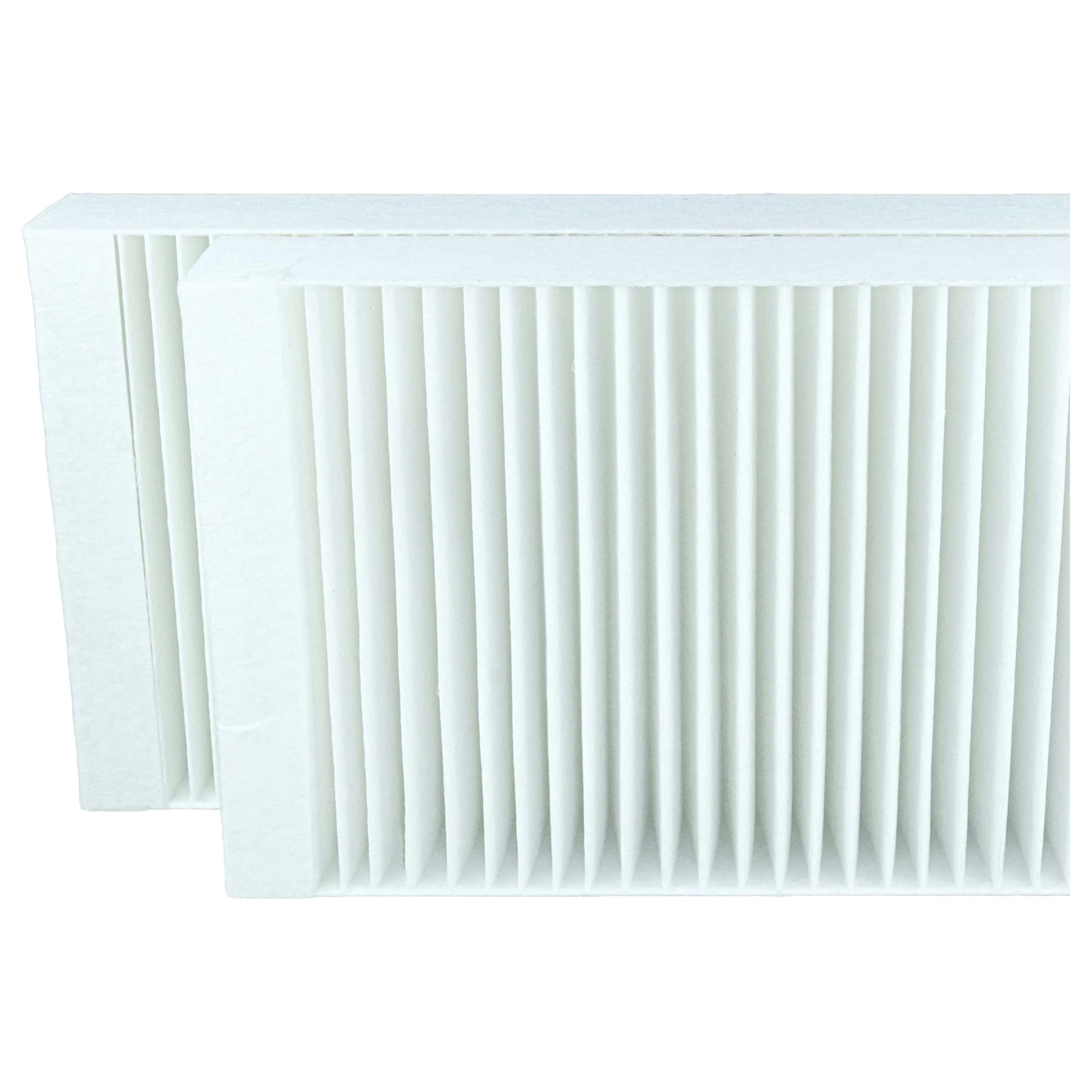 vhbw Zestaw filtrów zamiennych do Bosch 7738113333 | do urządzenia wentylacyjnego – filtr powietrza G4 / F7 (2 sztuki), 27 x 15 x 4,6 cm, biały