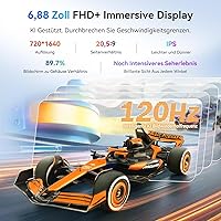 Vista 4 de Blackview Shark 6 Teléfonos Android Desbloqueados 5G (2025), Teléfono Celular Android 15 Desbloqueado, Pantalla de 6.88" 120Hz, 12GB+128GB/2TB