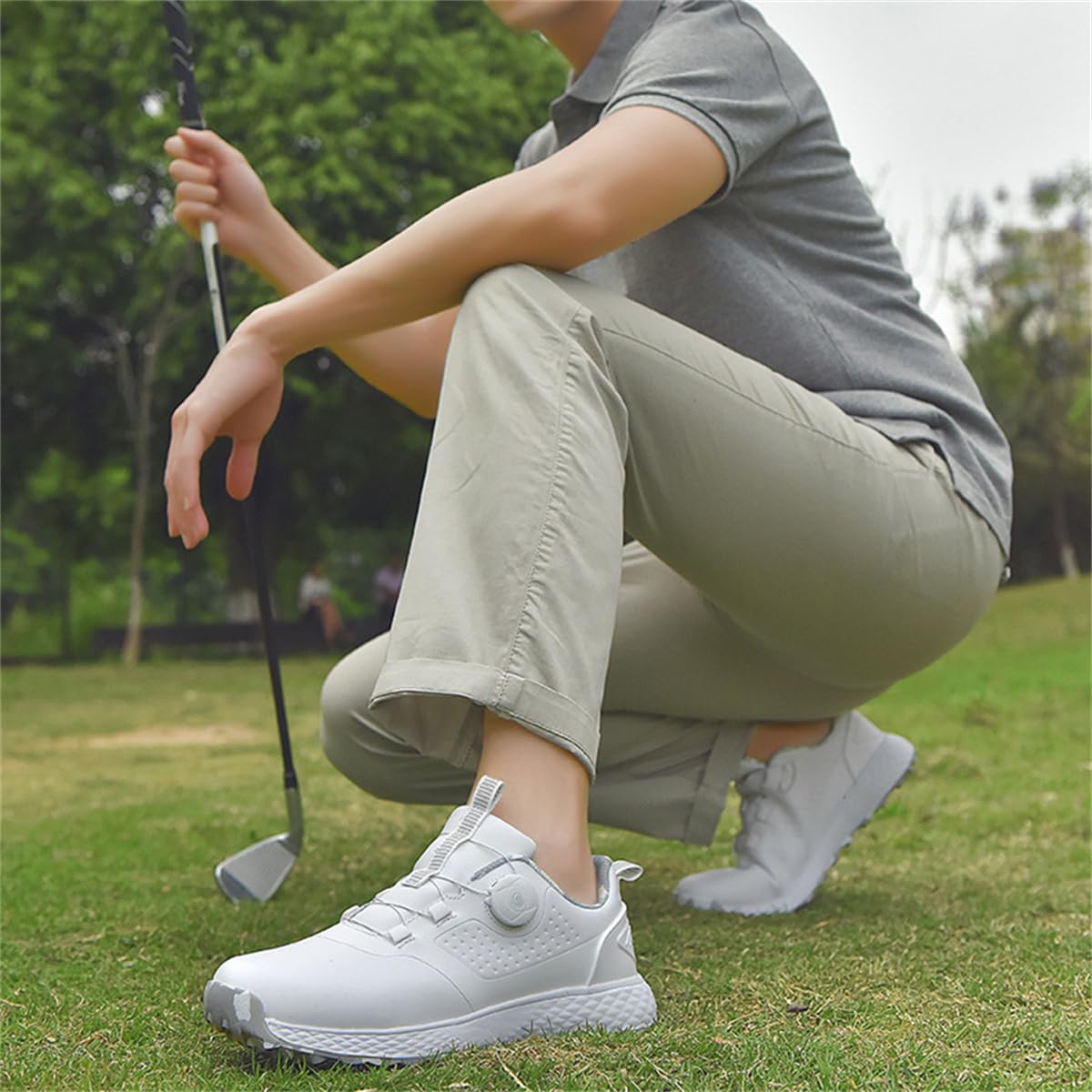Scarpe da Golf per Gli Uomini Professional Golf Sport Sneakers Impermeabile Golf Trainers Anti Slip Maschio Golf Footwears