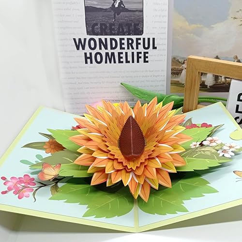 Miniatura 2 de LINSINA Tarjeta de cumpleaños desplegable para mujeres y hombres, tarjeta de felicitación 3D, regalo de cumpleaños para mujeres, hombres, niños,