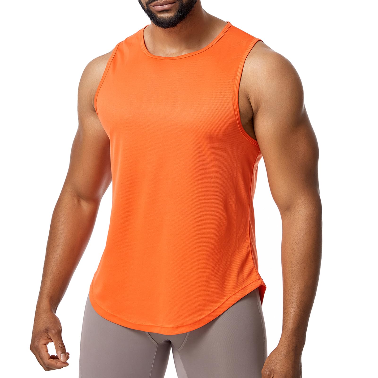 Camisetas de Tirantes para Hombre Ropa Interior sin Mangas Deportivo Tank Tops de Secado rápido Gimnasio Camiseta Entrenamiento Camiseta sin Mangas Culturismo Fitness Músculo Camisas