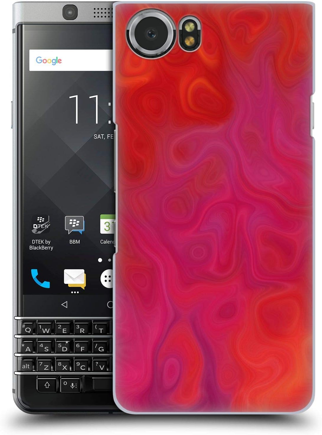 Official Joan of Art Hey Red Assorted Hard Back Case Compatible for BlackBerry KEYone/Mercury