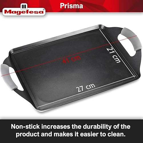 Miniatura 8 de Magefesa Prisma - Juego de utensilios de cocina de 13 piezas sartenes y ollas antiadherentes fabricado en acero inoxidable duradero y resistente