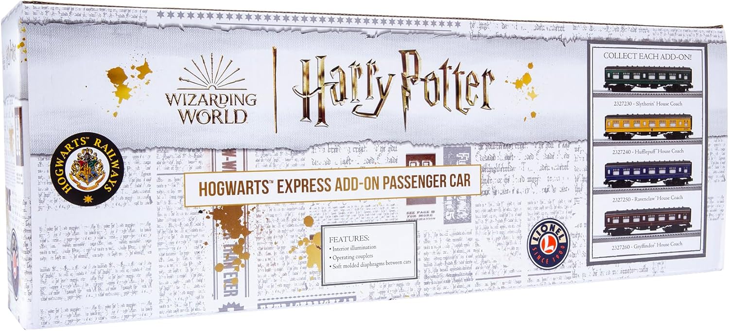 Lionel Harry Potter Hogwarts Ravenclaw House O Gauge Model Train Add-On Coach Car