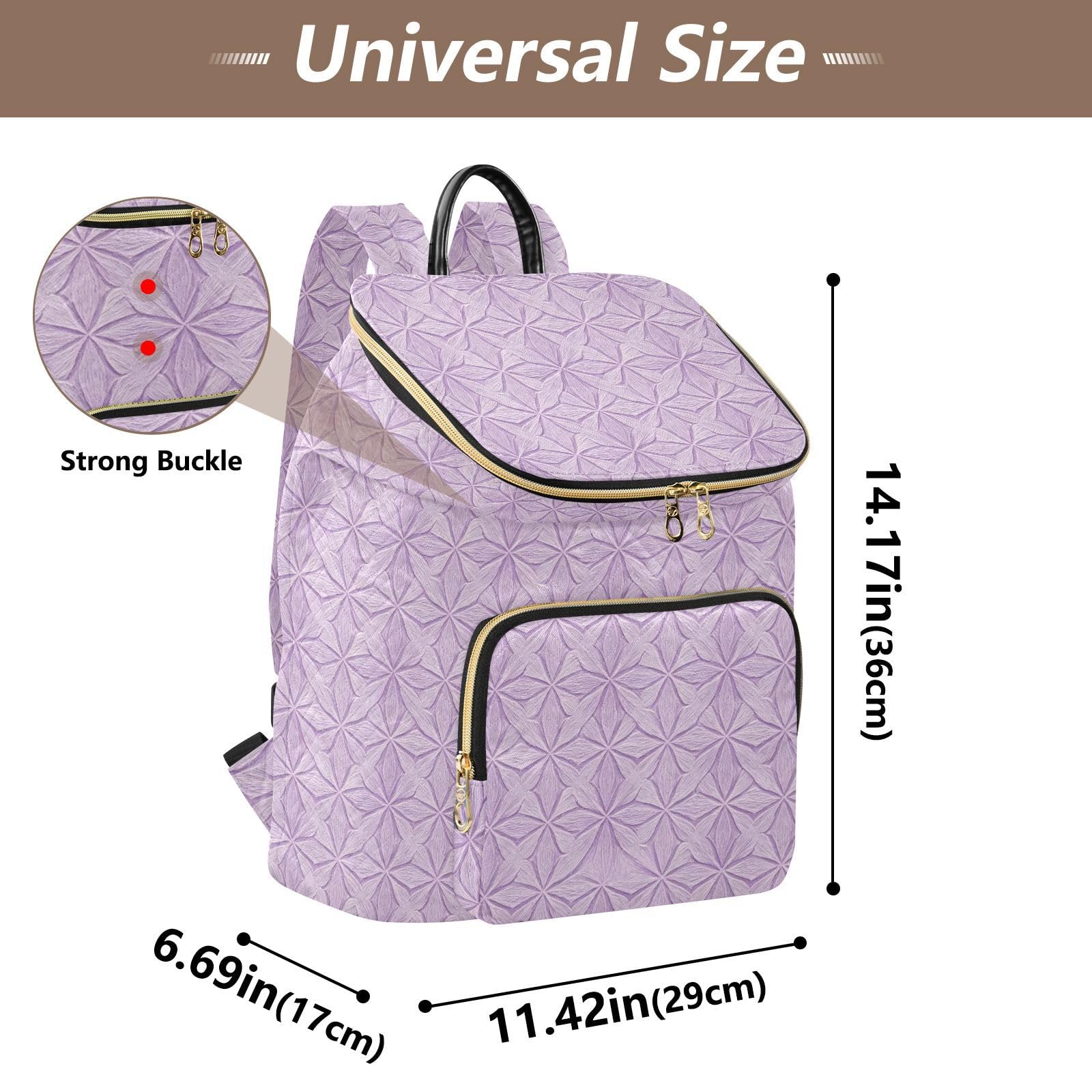 Zaino alla moda da 15L per le donne robusto resistente all'usura borsa per il trasporto