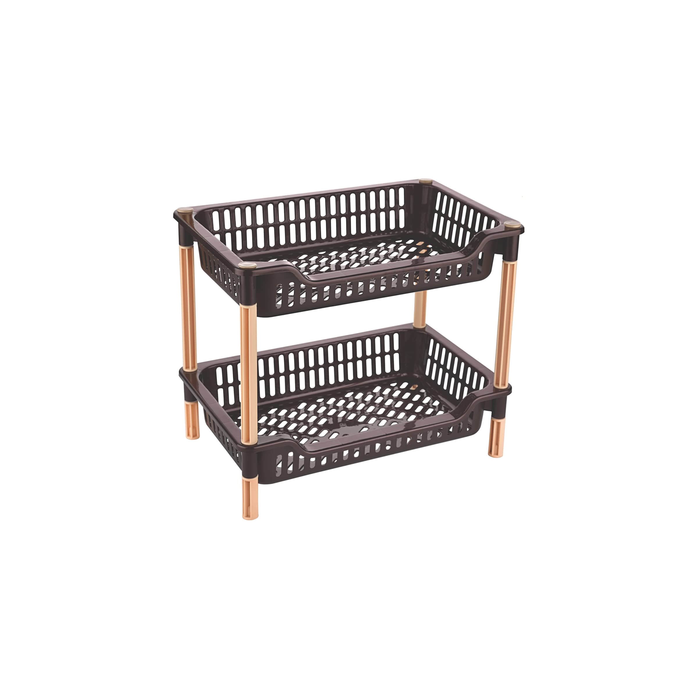 Sonal - Luxor 2 Tier Multi-Purpose Rack for Office, Kitchen Rack ...