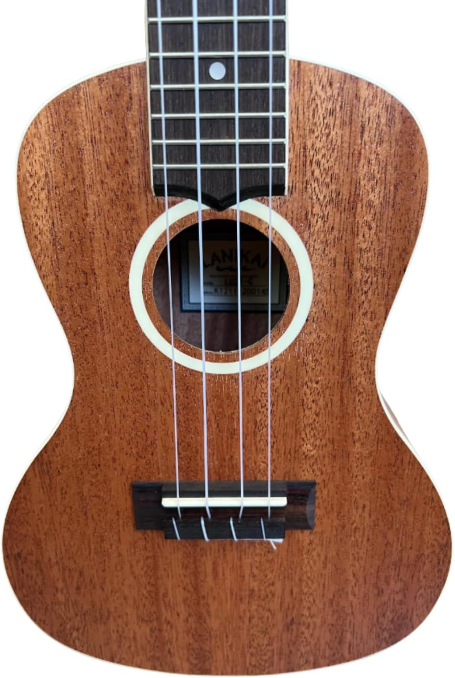 Lanikai LU21-S 4-String Ukulele, Soprano Ukulele, With Gig Bag - Natural