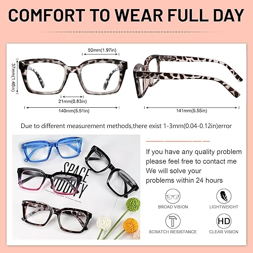 Miniatura 5 de OCCI CHIARI 1.5 Gafas de lectura para mujer Lector duradero 150 (1.0 1.25 1.5 1.75 2.0 2.25 2.5 2.75 3.0 3.5 4.0)