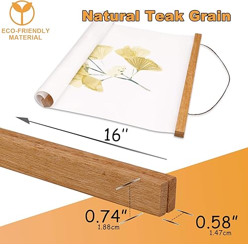 Vista 28 de WITCOLOR - Marco magnético de teca para pósteres, marcos de pósteres, fotos infantiles, mapas, pergaminos, imágenes, obras de arte e impresiones