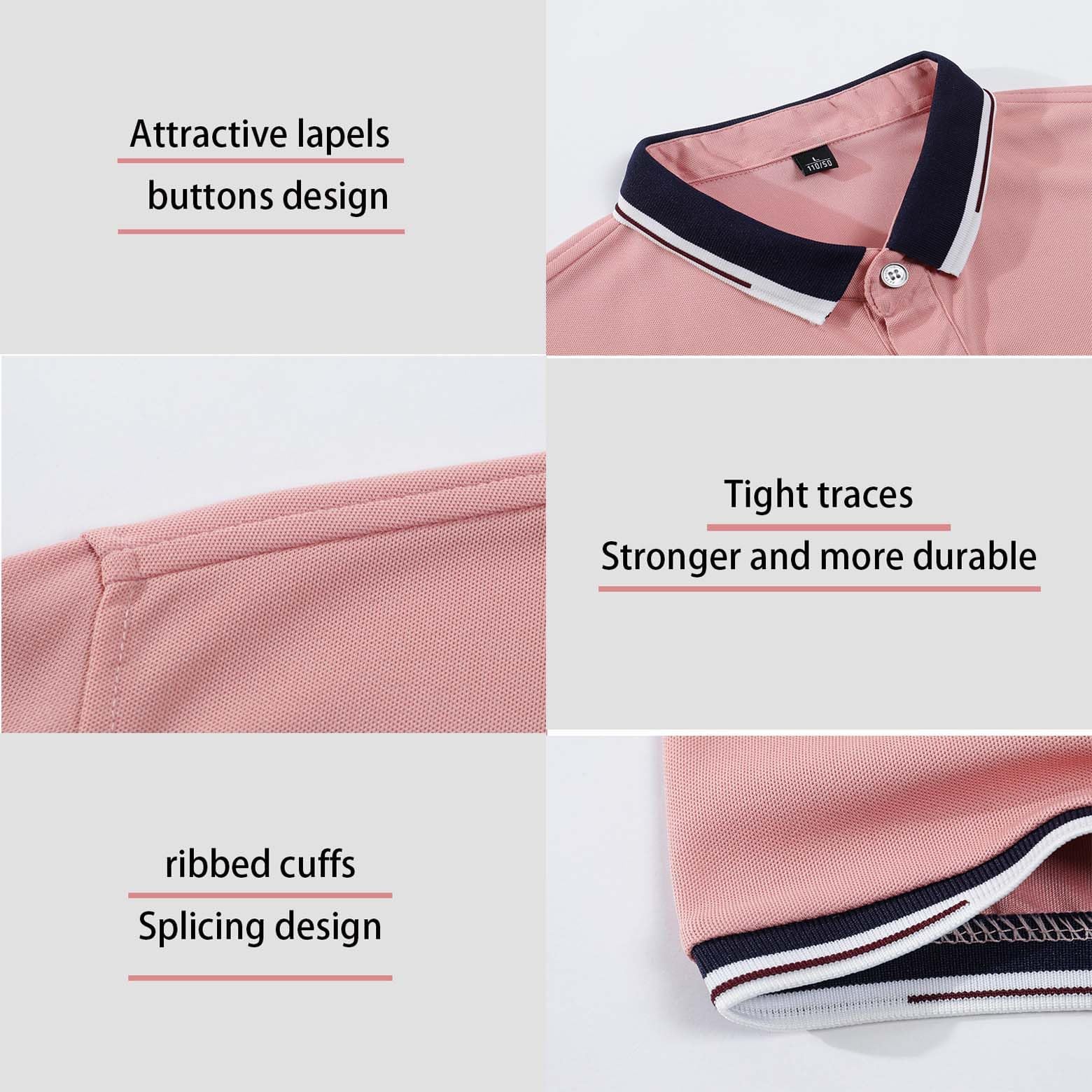 Polos De Golf para Hombre Camisetas para Pink Floyd Print Rugby Camiseta De Manga Corta Polo Camiseta con Solapa Camisas De Trabajo Deportivas Tops-White||L