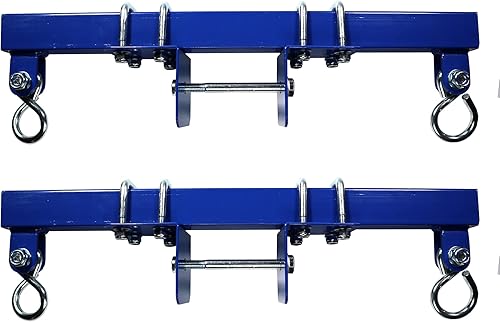 Safe Kidz Juego de soportes para columpios deslizantes 2 perchas ajustables de 18 pulgadas para juegos de columpios de madera Acero recubierto de