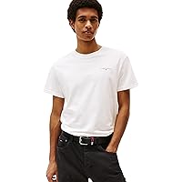 Tommy Jeans Tjm Slim Linear Chest Tee Ext Dm0Dm21780, Maglietta a Maniche Corte