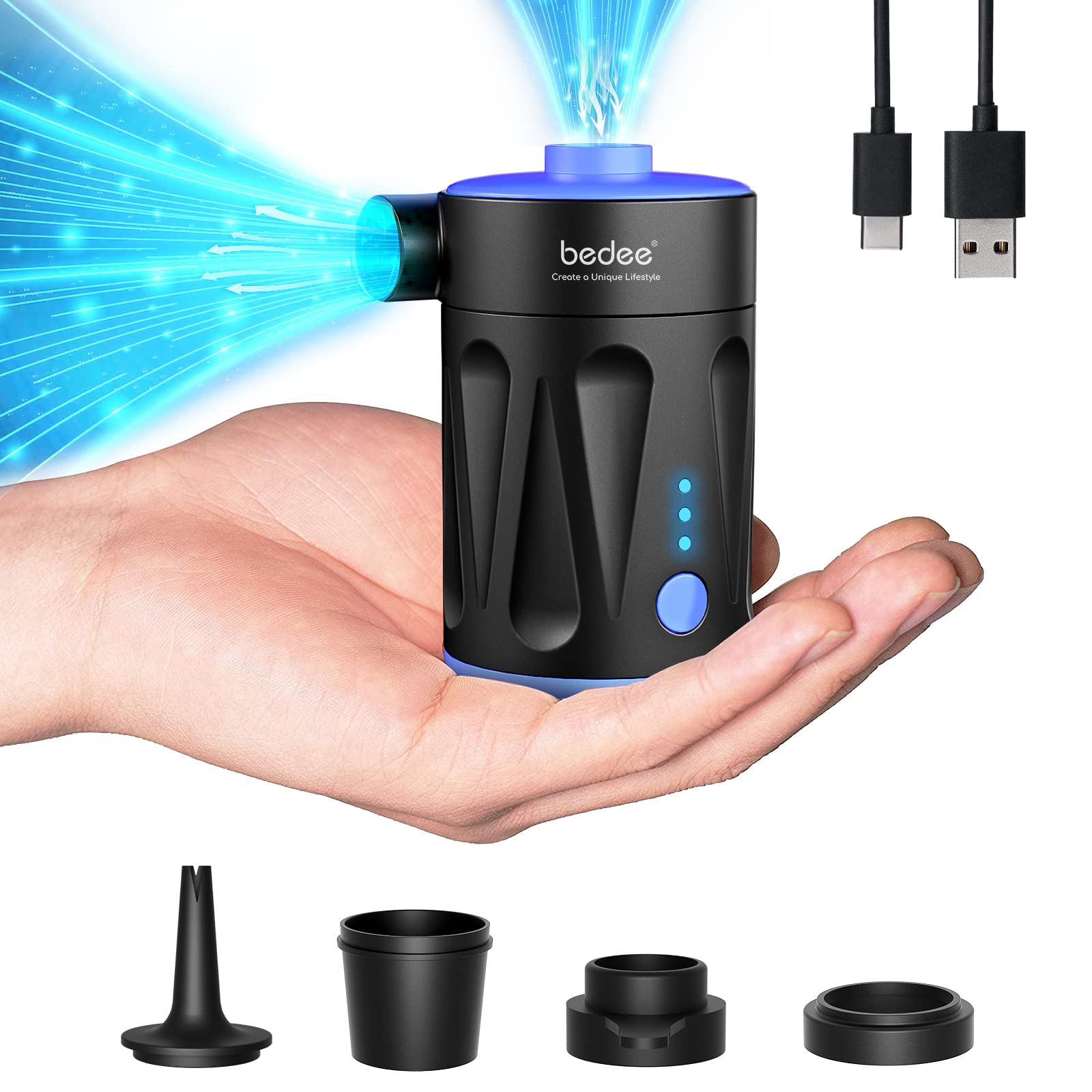 Buy bedee Electric Air Pump 2022, Portable Air Pumps with USB