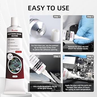 Realth Conformal Coating for Electronics 3.4 oz Electronic Silicone Sealant