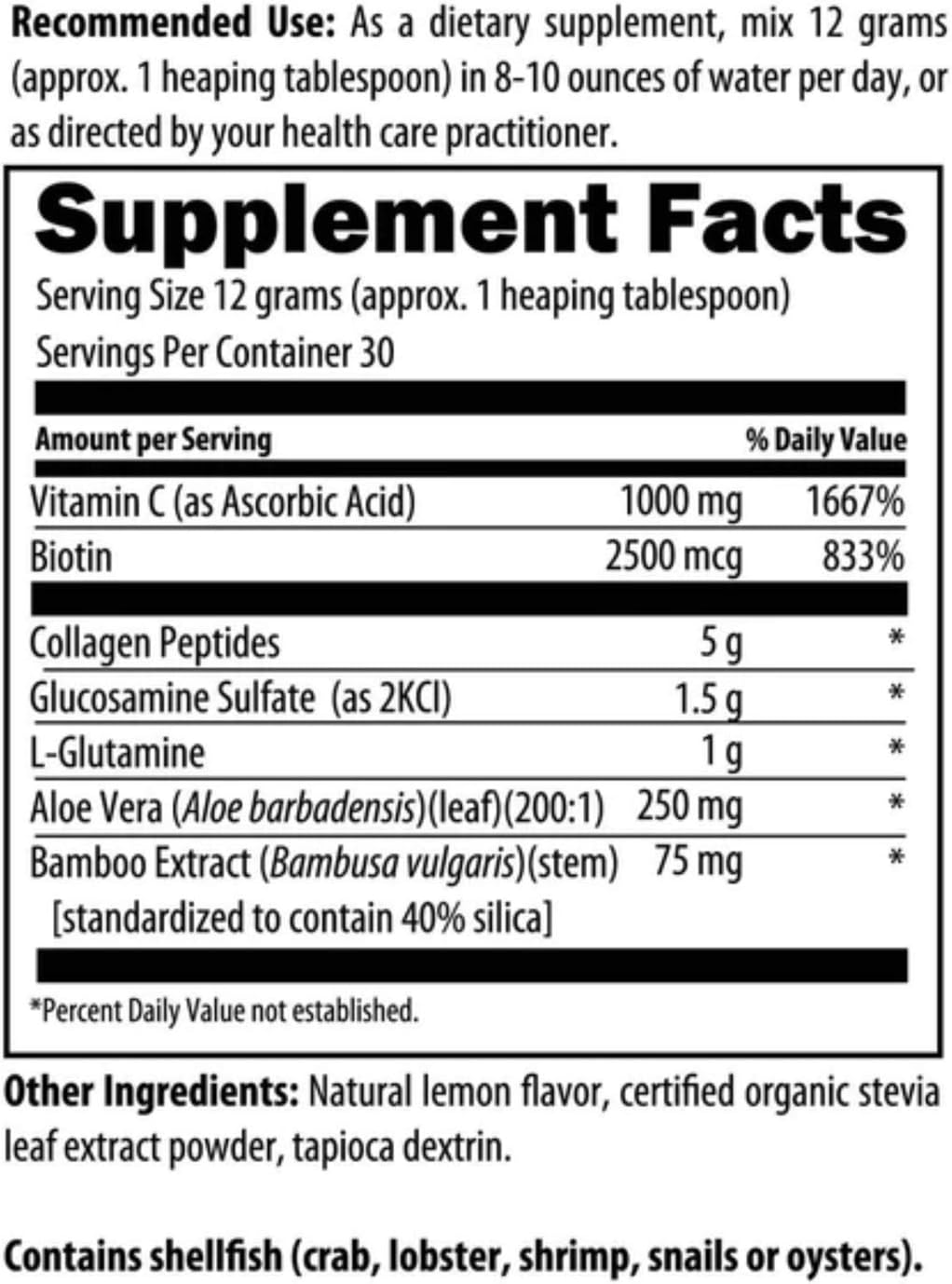 Vitamin C + Biotin for Beautiful Skin - ProGlow Glow Getter (30 Servings)