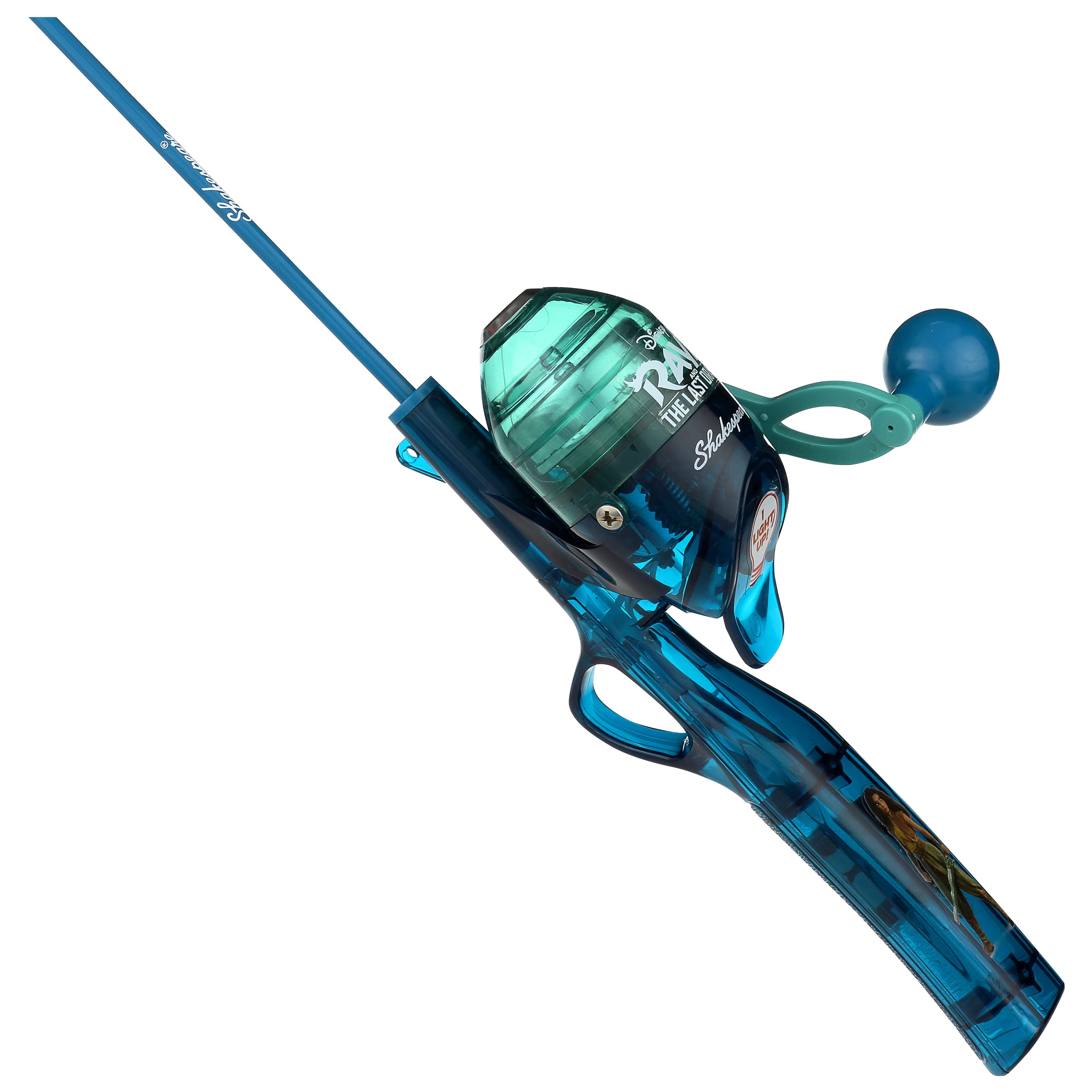 Amazon.com : Shakespeare Disney Raya and the Last Dragon Spincast Reel and Fishing Rod Lighted Kit : Sports & Outdoors Amazon.com : Shakespeare Disney Raya and the Last Dragon Spincast Reel and Fishing Rod Lighted Kit : Sports & Outdoors