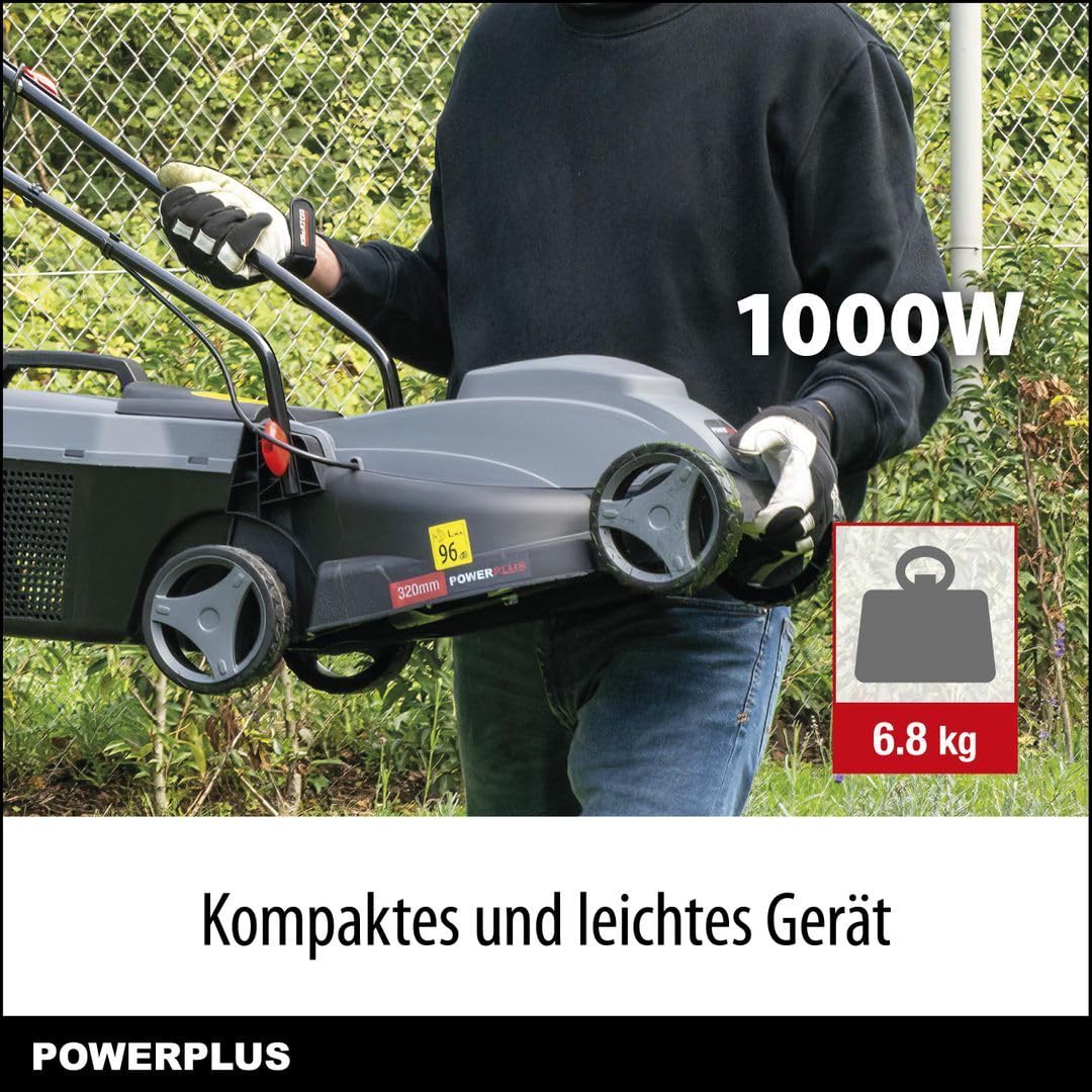 POWERPLUS POWEG63703 - Cortacésped 1000w 320mm