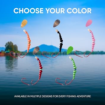 Kokanee Salmon Finished Jeweled Rings - Durable Plastic with Vibrant Colors - Ideal for Fishing - 5 Pack