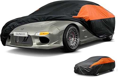 Miniatura 64 de Funda para automóvil Nissan 240SX impermeable para todo tipo de clima, cubierta exterior ligera completa para exteriores, sol, UV, lluvia, polvo