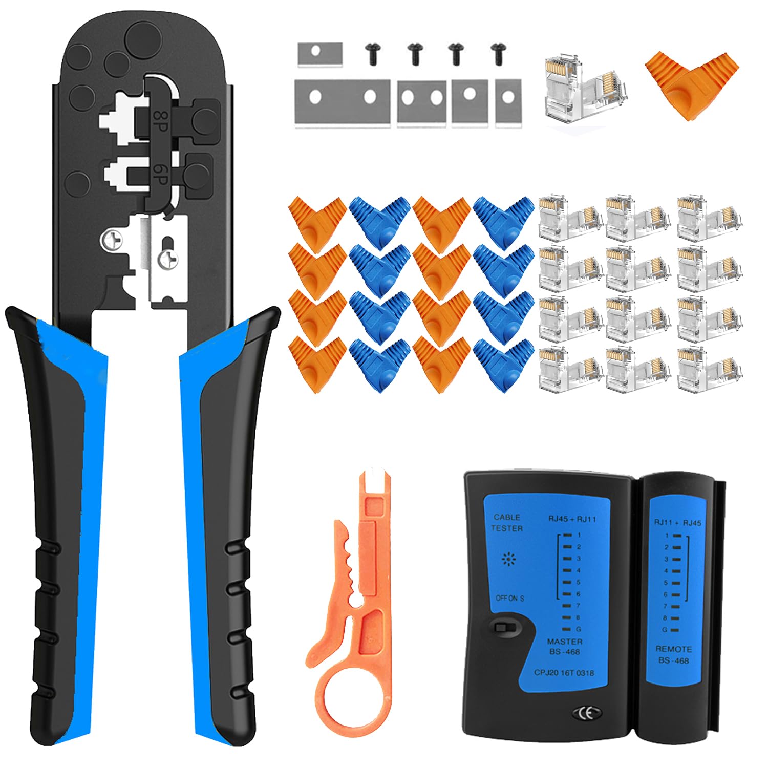 Pince à sertir RJ45 TAIWAIN contre les pertes de connexion des câbles CAT5 CAT6