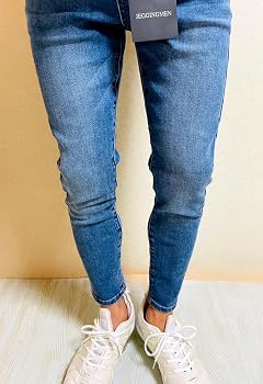 Amazon | JGG.Men ジェイジージーメン スキニーパンツ スキニーデニム 