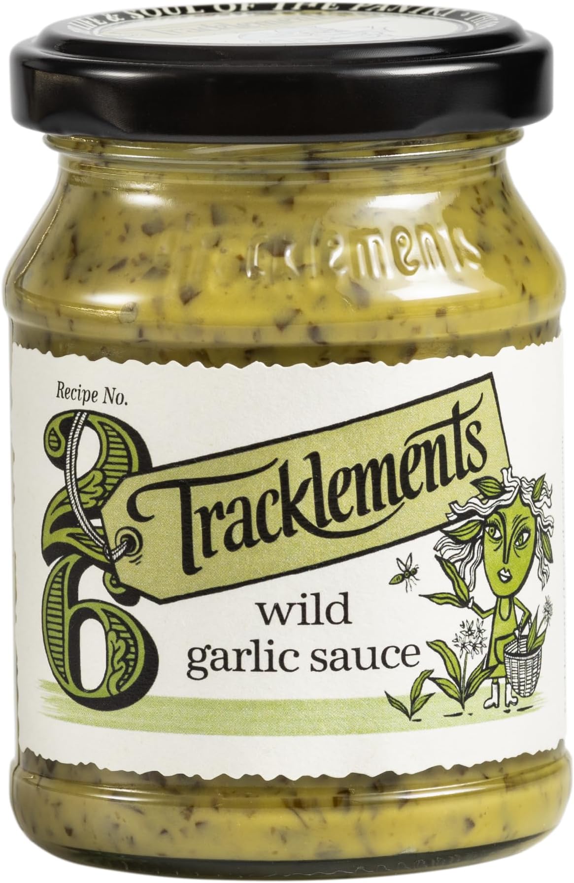 Wild Garlic Sauce, 140g - Punchy Garlic, Honey, and Mustard Blend - Great for Pork, Potato Salad - Gluten-Free, Vegetarian