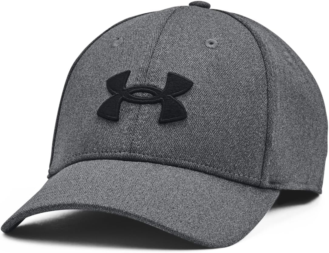 UA Blitzing Low Stretch Fit Cap โ Menโs Lightweight, Breathable Sports Hat with Sweat-Wicking Band