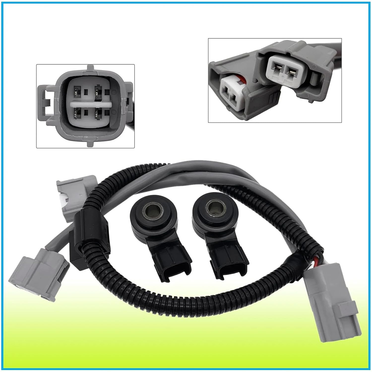 Auto Engine Knock Sensor & Harness Wire for Toyota Tundra 4.0L 4.7L 5.7L 2005-2009 for Sienna 2.7L 3.3L 3.5L 2004-2012 82219-08010