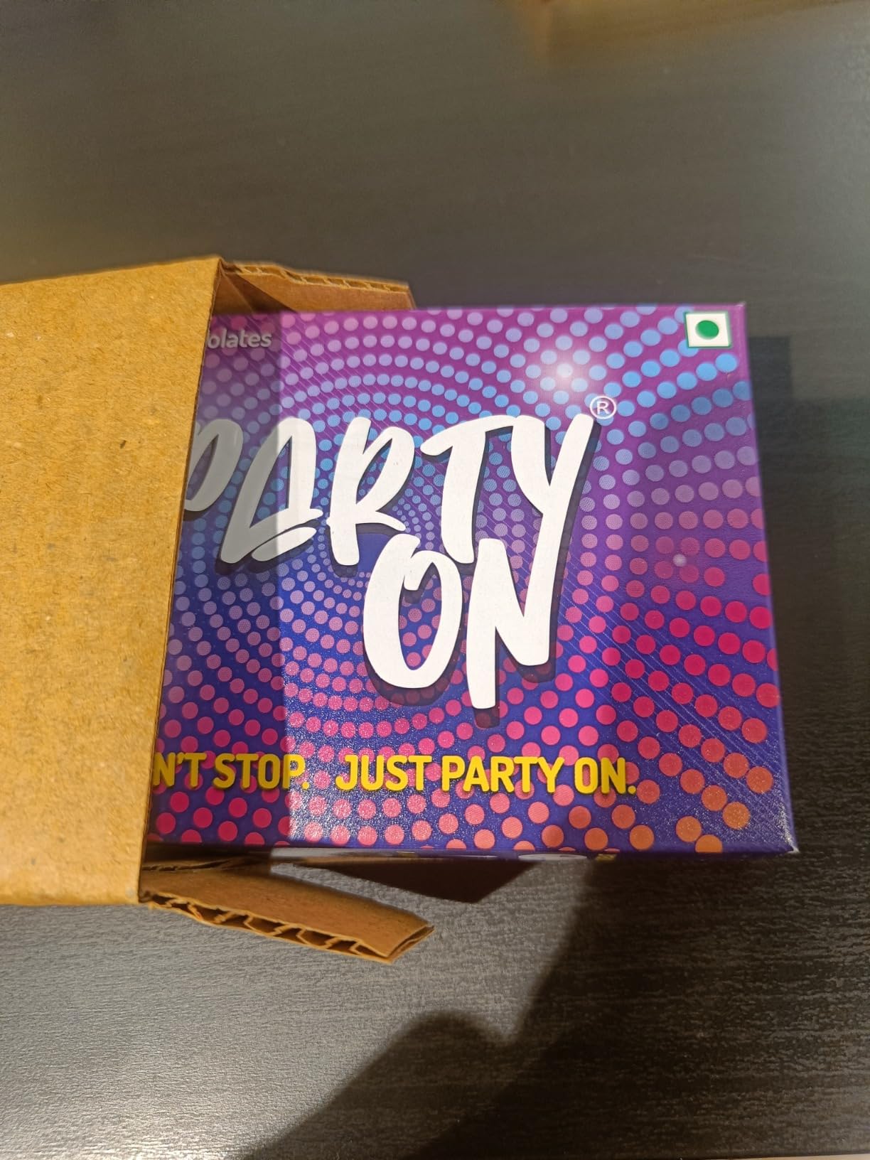 PartyOn Anti Hangover Chocolate Plant Based Hangover Prevention