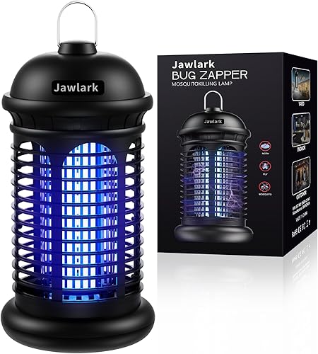 Exterminador eléctrico de insectos, 4200 V para exteriores e interiores, IPX6 impermeable con cable de alimentación de 5 pies para patio, hogar,