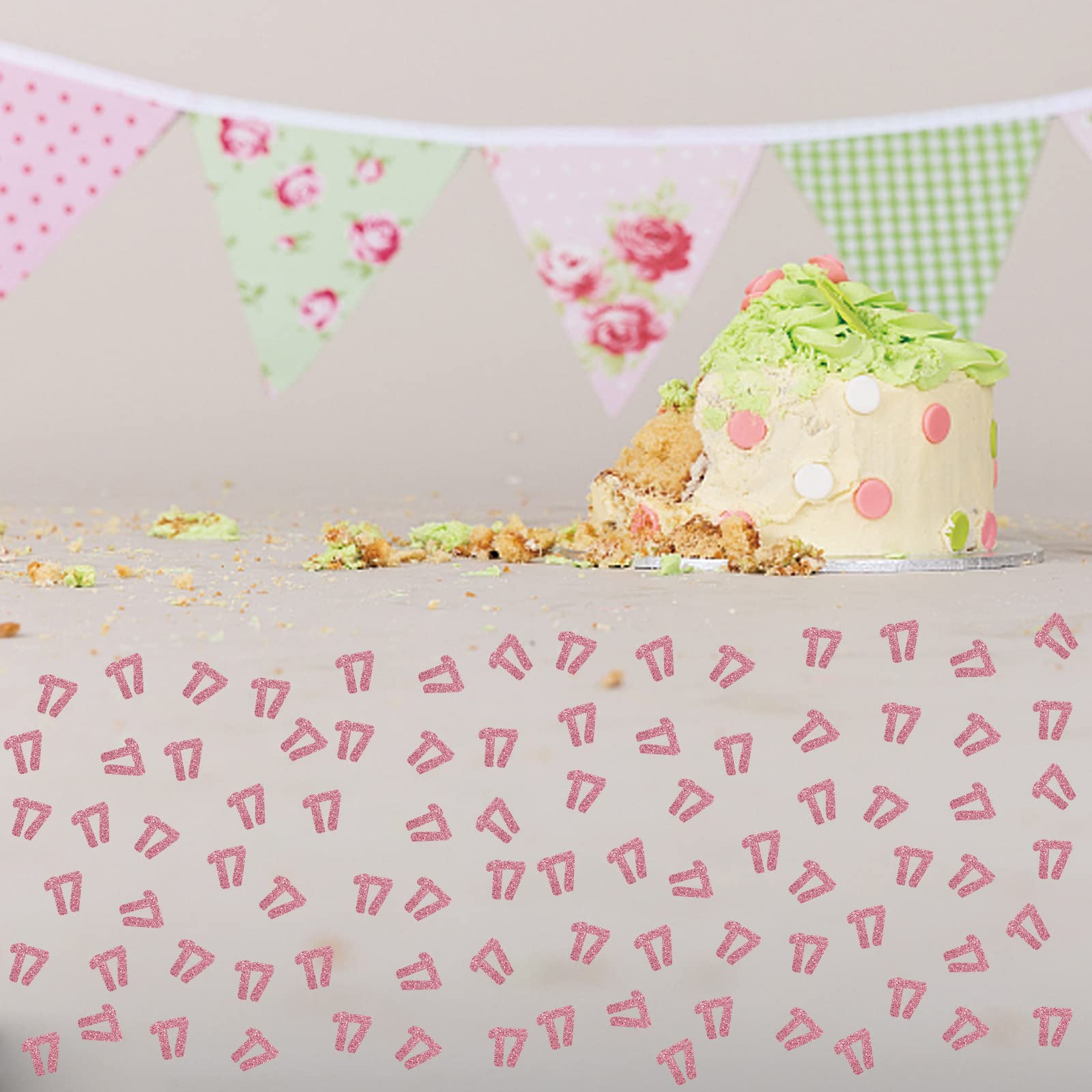100 Stück Nummer 17 Konfetti Roségold Glitzer - Partydeko Für 17. Geburtstag Oder Jubiläum