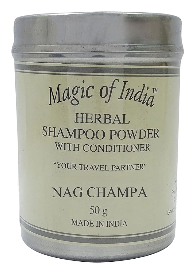RSGM Magic Of India Herbal Nag Champa Shampoo Powder With Conditioner - 50g