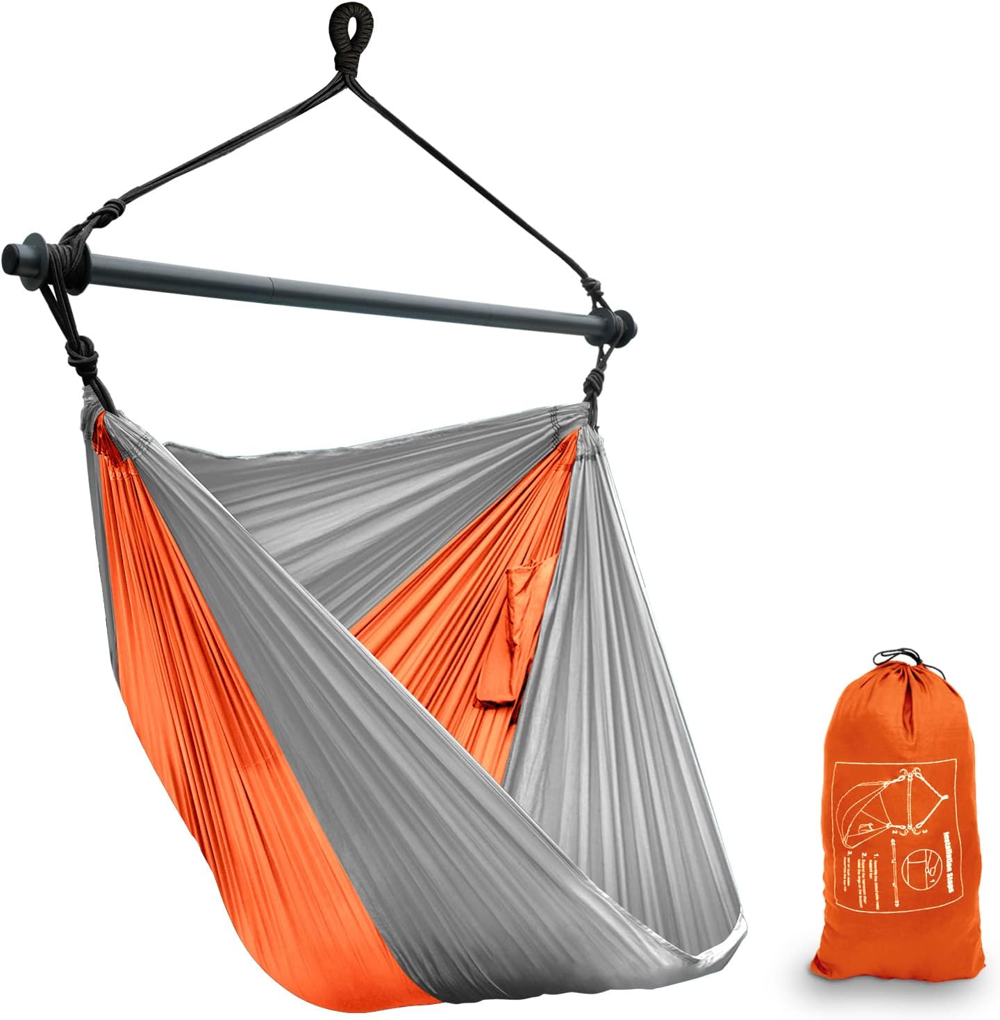 Portable Swing Chair Lightweight Hammock Chair for Indoor/Outdoor