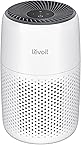 LEVOIT Air Purifiers for Bedroom Home, HEPA Freshener Filter Small Room Cleaner with Fragrance Sponge for Smoke, Allergies, Pet Dander, Odor, Dust Remover, Office, Desktop, Table Top, Core Mini, White
