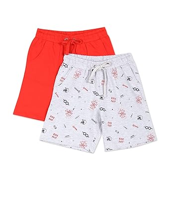 Cherokee by Unlimited Cherokee Boys Knee Length Regular fit Shorts Cotton