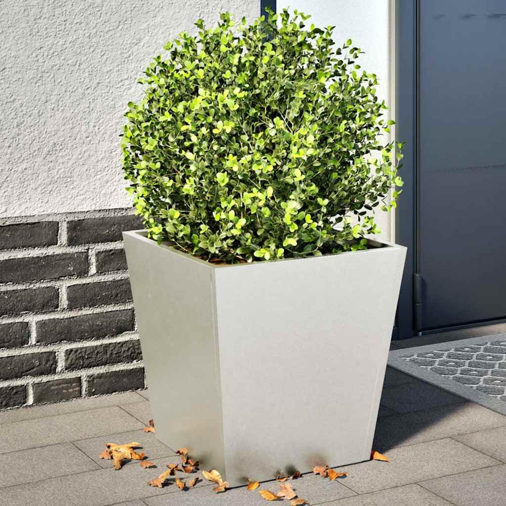 Donice ogrodowe 2 szt 40x40x40 cm ze stali nierdzewnej odporne na rdzewienie duże pojemniki na kwiaty warzywa zioła na balkon taras patio z ochroną przed chwastami