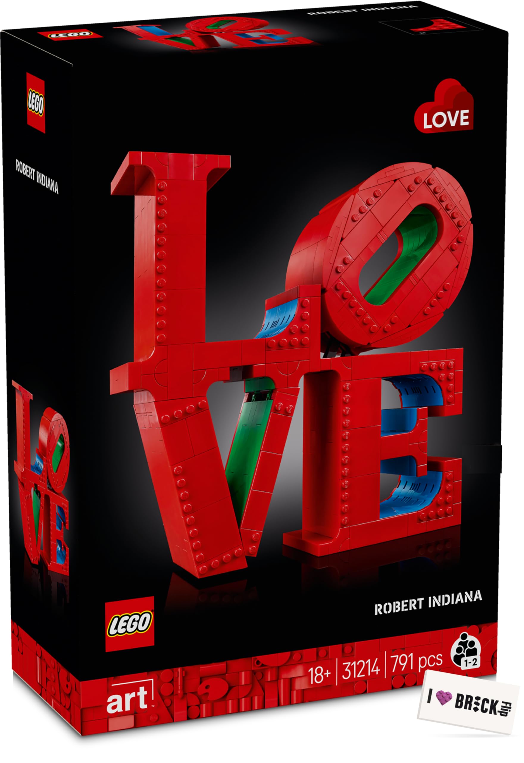 Lego Love avec Cupidon - Kit de construction pour adultes, décoration d'intérieur, cadeau de Saint-Valentin et fête des mères, cadeau pour les couples, activité créative